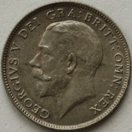 SIXPENCES 1922  GEORGE V  GVF