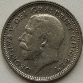 SIXPENCES 1926  GEORGE V ORD EFF GVF