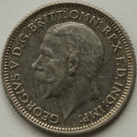 SIXPENCES 1929  GEORGE V  GEF