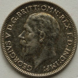 SIXPENCES 1930  GEORGE V SCARCE GEF