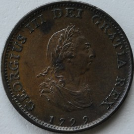 FARTHINGS 1799  GEORGE III 3 BERRIES UNC.T.