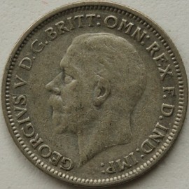 SIXPENCES 1933  GEORGE V  GVF