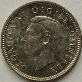 SIXPENCES 1939  GEORGE VI  GEF