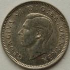 SIXPENCES 1945  GEORGE VI GEF