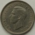 SIXPENCES 1952  GEORGE VI SCARCE GVF