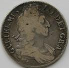 CROWNS 1696  WILLIAM III 3RD BUST OCTAVO GF