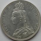 CROWNS 1888  VICTORIA NARROW DATE CLEANED NEF