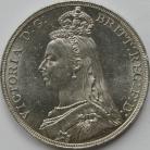 CROWNS 1889  VICTORIA  UNC LUS