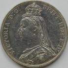 CROWNS 1891  VICTORIA SCARCE GEF