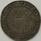 HALF CROWNS 1552  EDWARD VI FINE SILVER ISSUE GALLOPING HORSE WITHOUT PLUME MM TUN FULL FLAN S2480 GVF+