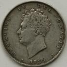 HALF CROWNS 1829  GEORGE IV SCARCE VF