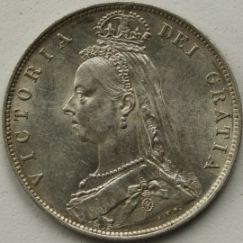 HALF CROWNS 1892  VICTORIA  GEF