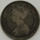 FLORINS 1868  VICTORIA DIE NO 4 VERY SCARCE GF