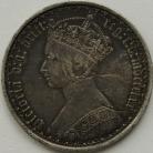 FLORINS 1870  VICTORIA DIE NO 10 - DIE FLAW ON OBVERSE GVF