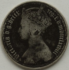 FLORINS 1878  VICTORIA DIE NUMBER 80 UNRECORDED DIE NUMBER GF