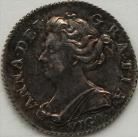 SIXPENCES 1703  ANNE VIGO SCARCE - GOLD TONE NUNC