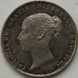 SIXPENCES 1865  VICTORIA DIE NUMBER 1 - PROOF LIKE FIELDS NUNC