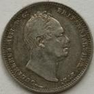 SHILLINGS 1837  WILLIAM IV VF