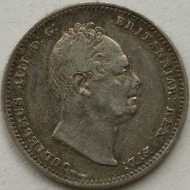 SHILLINGS 1837  WILLIAM IV  VF