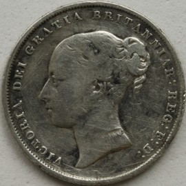 SHILLINGS 1858  VICTORIA  GF