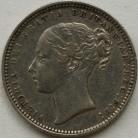 SHILLINGS 1871  VICTORIA DIE NUMBER 39 GVF