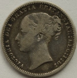 SHILLINGS 1875  VICTORIA DIE NUMBER 49 GF