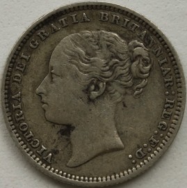 SHILLINGS 1879  VICTORIA 4TH HEAD DIE NUMBER 2 NVF