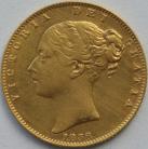 SOVEREIGNS 1838  VICTORIA VICTORIA RARE - CLEANED VF/GVF