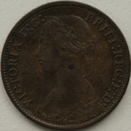 FARTHINGS 1865  VICTORIA PLAIN 5 NVF