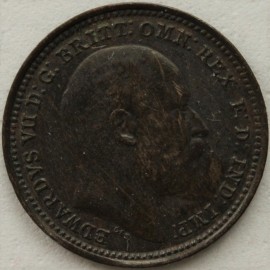 THIRD FARTHINGS 1902  EDWARD VII  NEF