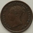 HALF FARTHINGS 1842  VICTORIA VERY SCARCE NVF