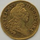 GUINEAS 1698  WILLIAM III WILLIAM III 2ND BUST S3460 NEF