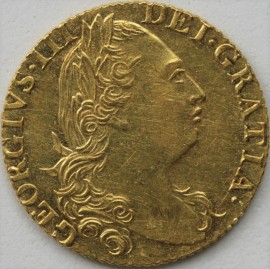 GUINEAS 1774  GEORGE III GEORGE III 4TH HEAD GEF