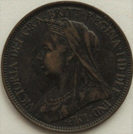 HALFPENCE 1898  VICTORIA  GVF