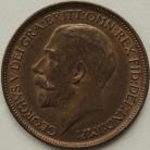 HALFPENCE 1921  GEORGE V GEF