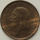 HALFPENCE 1928  GEORGE V GEF