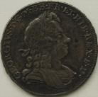 HALF CROWNS 1723  GEORGE I SOUTH SEA COMPANY SCARCE GVF/NEF