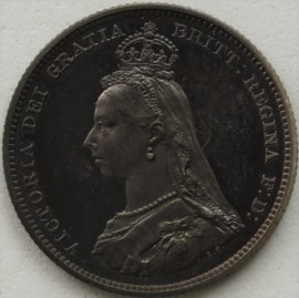 SHILLINGS 1887  VICTORIA JUBILEE HEAD PROOF RARE FDC T