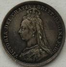 THREEPENCES SILVER 1887  VICTORIA JUBILEE HEAD PROOF  UNC T