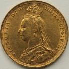 SOVEREIGNS 1888  VICTORIA JUBILEE HEAD SYDNEY GVF