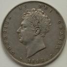 HALF CROWNS 1828  GEORGE IV VERY RARE NVF