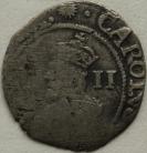 CHARLES I 1645 -1646 CHARLES I HALFGROAT TOWER MINT MM SUN NF