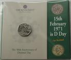 FIFTY PENCE 2021  ELIZABETH II DECIMAL DAY 50TH ANNIVERSARY BU