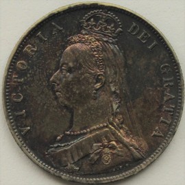 HALF CROWNS 1890  VICTORIA SCARCE - SUPERB UNC T