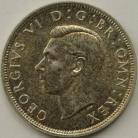 HALF CROWNS 1943  GEORGE VI UNC.T.