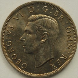 HALF CROWNS 1950  GEORGE VI  BU