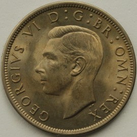 HALF CROWNS 1951  GEORGE VI  UNC T