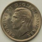 HALF CROWNS 1951  GEORGE VI BU