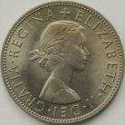 HALF CROWNS 1962  ELIZABETH II BU