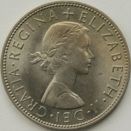 HALF CROWNS 1962  ELIZABETH II  BU